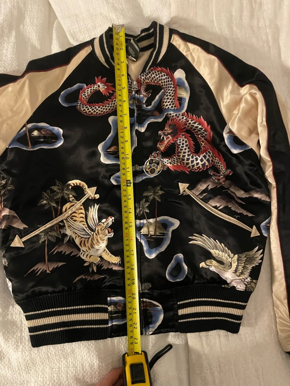 Ralph Lauren RRL Silk Bomber Jacket - Picture 11 of 14